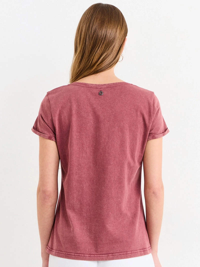 POLERA MUJER IO ALGODÓN ESTAMPADA - 2
