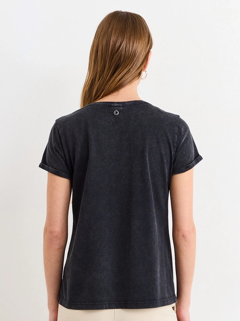 POLERA MUJER IO ALGODÓN ESTAMPADA - 2