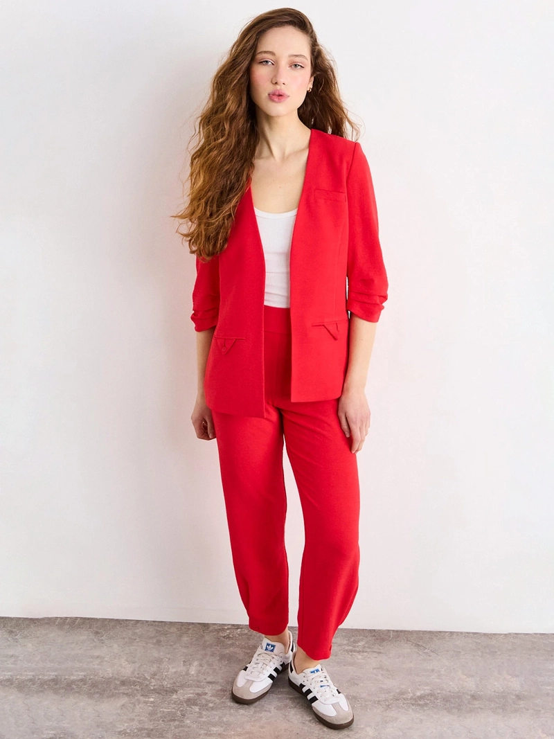 BLAZER MUJER IO SIN SOLAPA MANGA 3/4 - 4