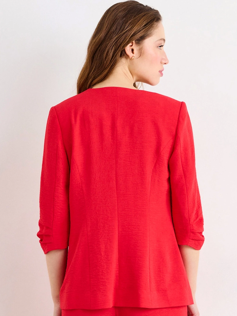 BLAZER MUJER IO SIN SOLAPA MANGA 3/4 - 2