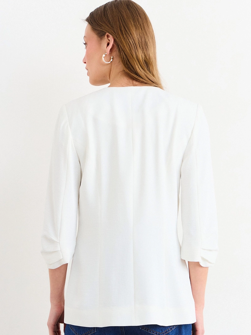 BLAZER MUJER IO SIN SOLAPA MANGA 3/4 - 2