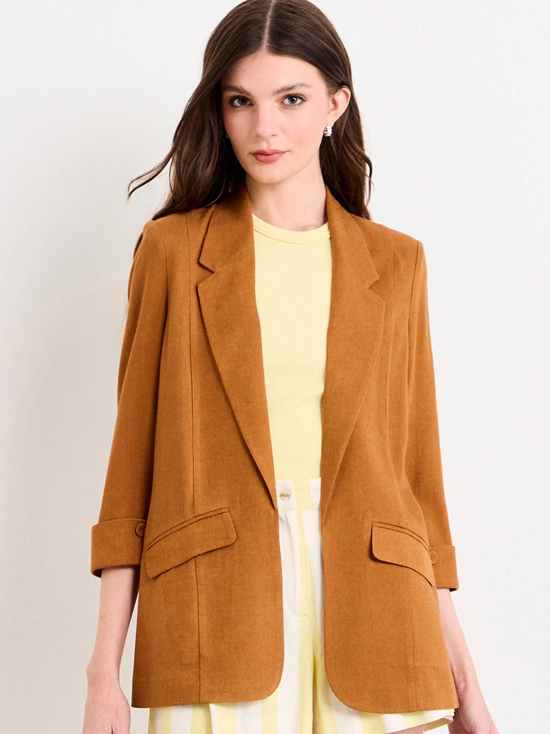 BLAZER MUJER IO LIVIANO ROLL UP - 1