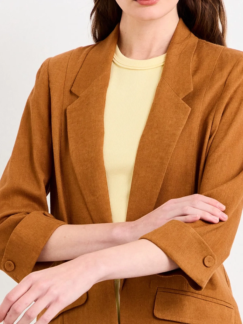 BLAZER MUJER IO LIVIANO ROLL UP - 3