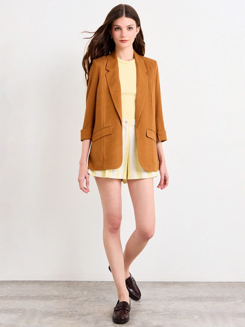 BLAZER MUJER IO LIVIANO ROLL UP - 4