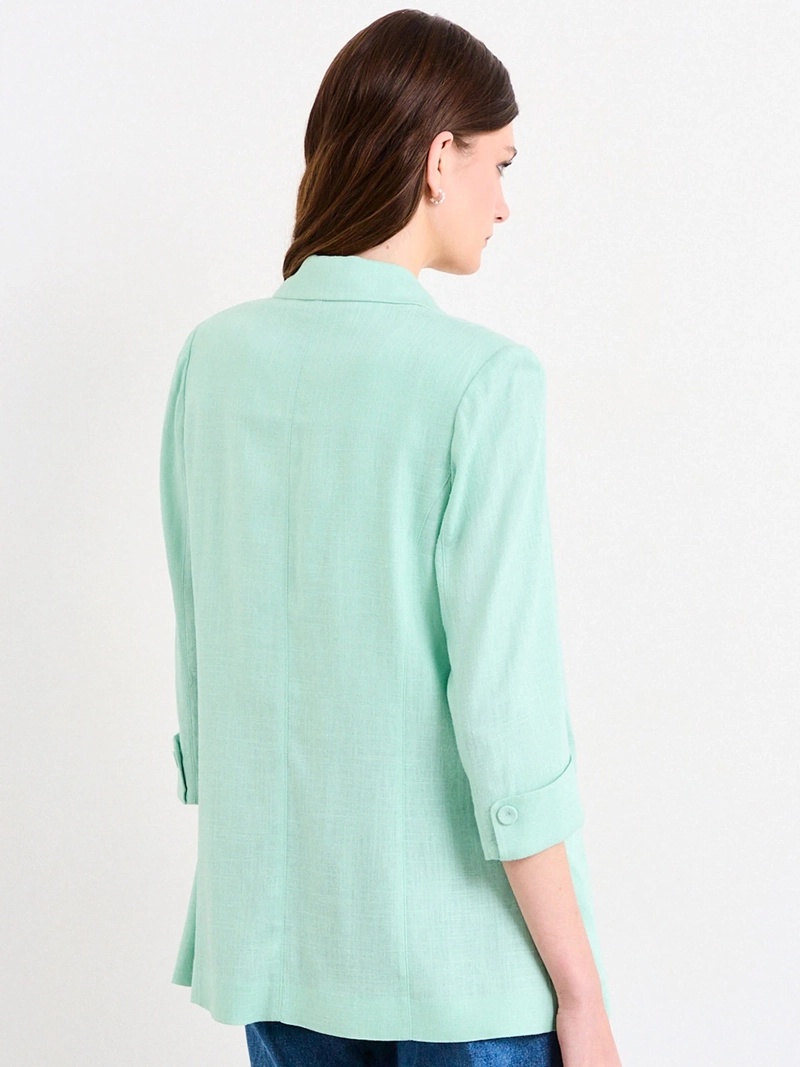 BLAZER MUJER IO LIVIANO ROLL UP - 2