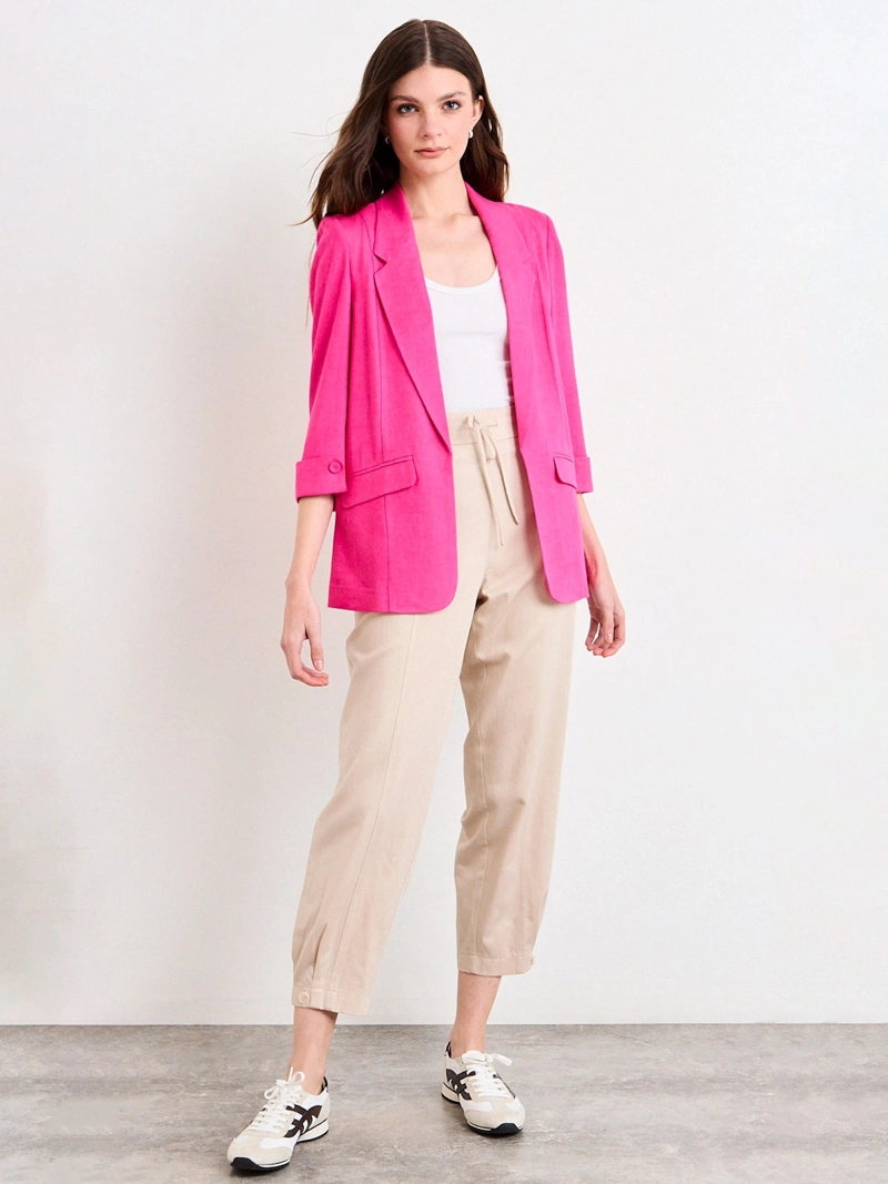 BLAZER MUJER IO LIVIANO ROLL UP - 4