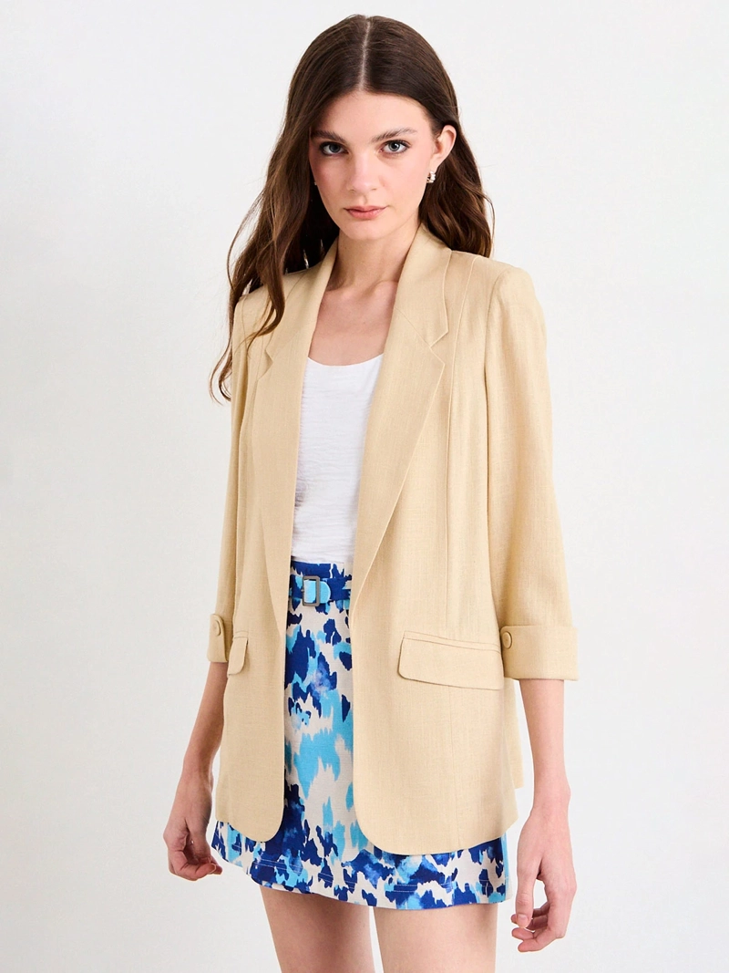 BLAZER MUJER IO LIVIANO ROLL UP - 1
