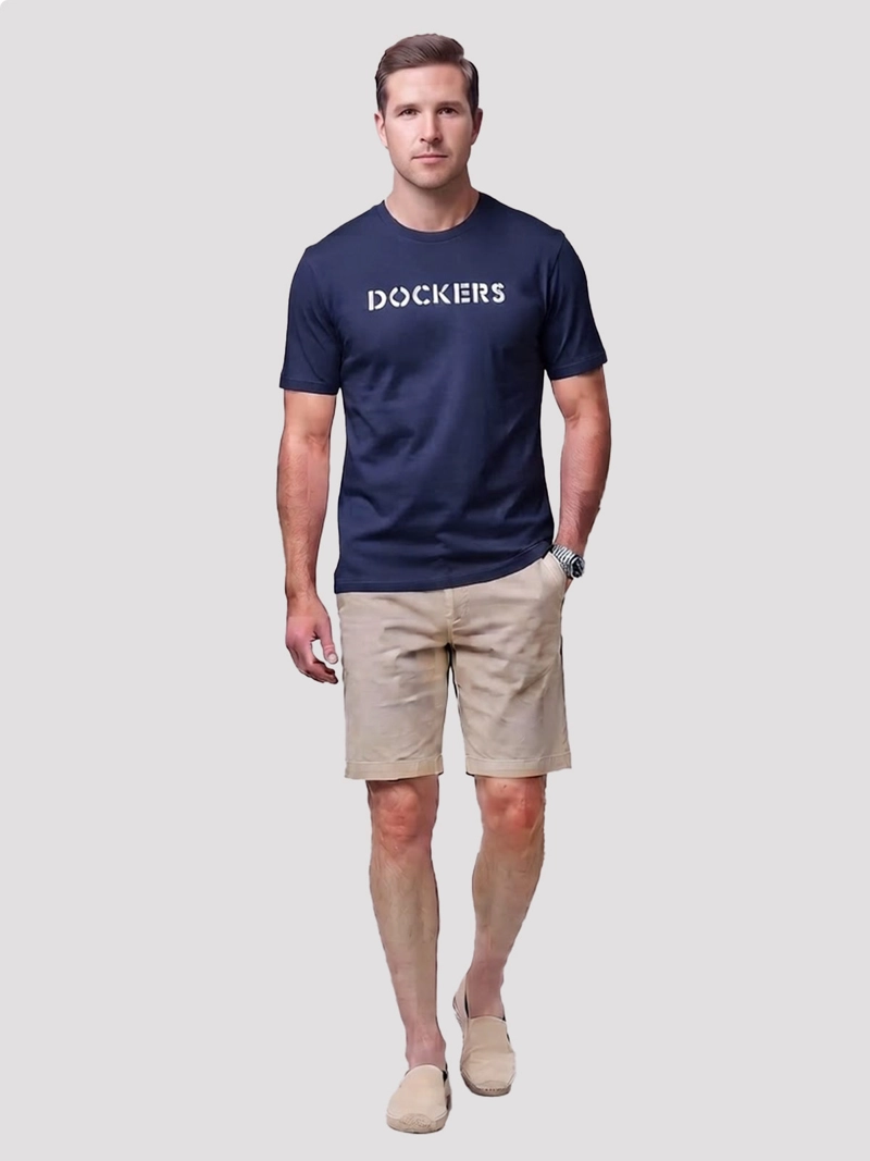 POLERA HOMBRE DOCKERS ALGODÓN TEJIDO PUNTO - 1