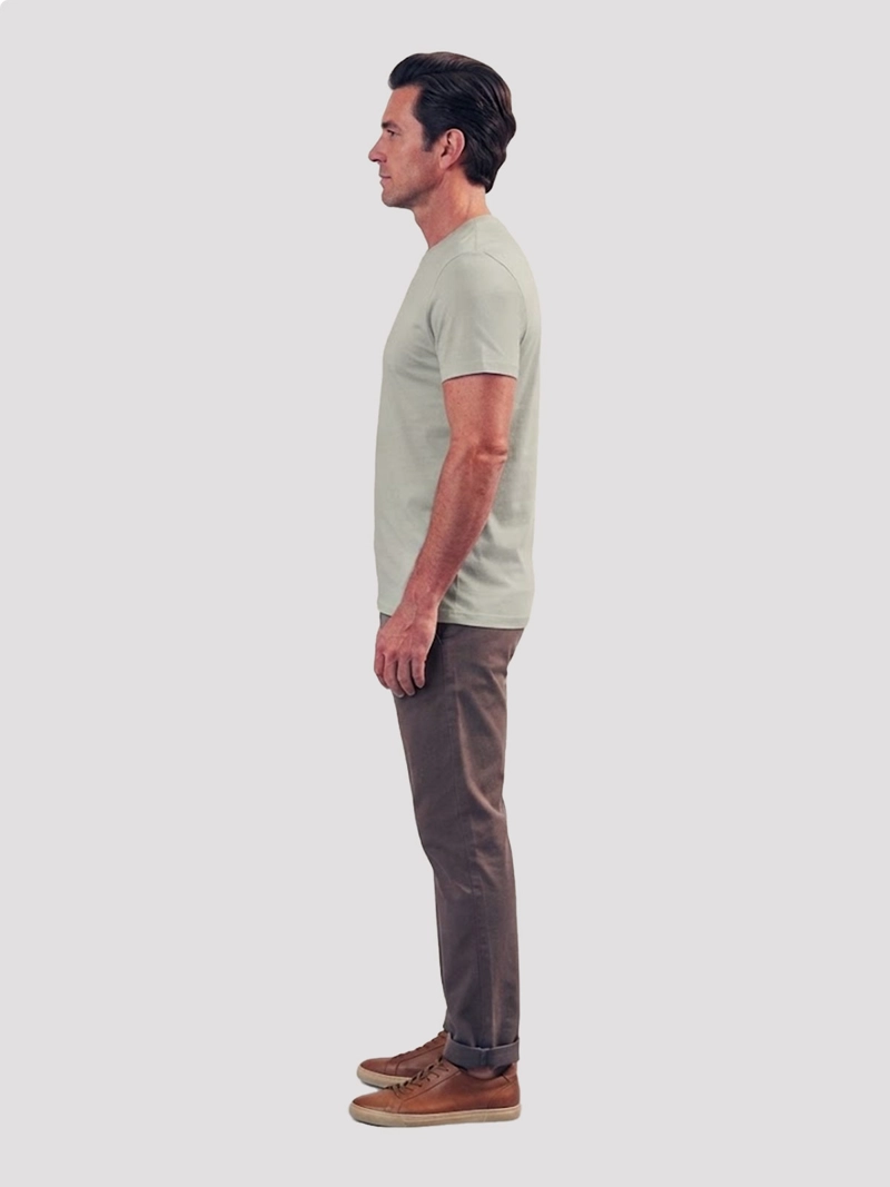 POLERA HOMBRE DOCKERS ALGODÓN CUELLO REDONDO - 3