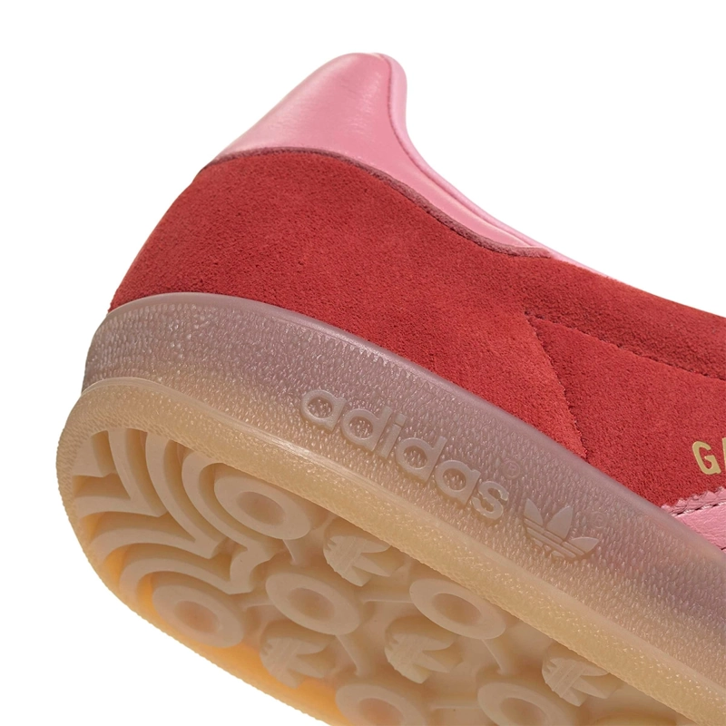 ZAPATILLAS MUJER ADIDAS ORIGINALS URBANAS ROJO GAZELLE INDOOR CUERO - 8