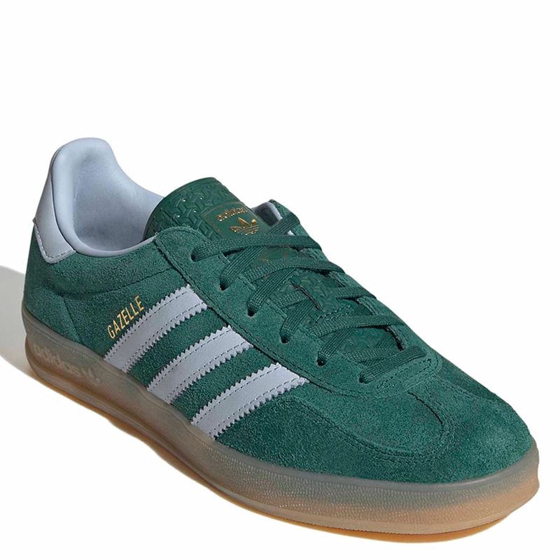 ZAPATILLAS MUJER ADIDAS ORIGINALS URBANAS VERDE GAZELLE INDOOR CUERO - 2