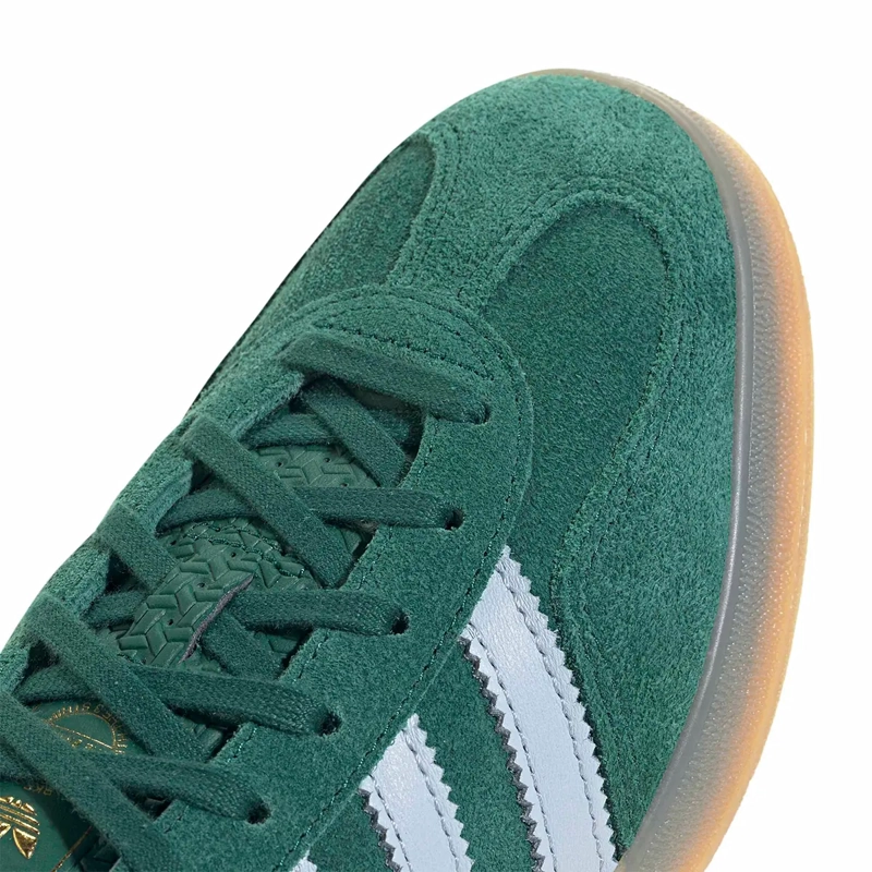 ZAPATILLAS MUJER ADIDAS ORIGINALS URBANAS VERDE GAZELLE INDOOR CUERO - 7