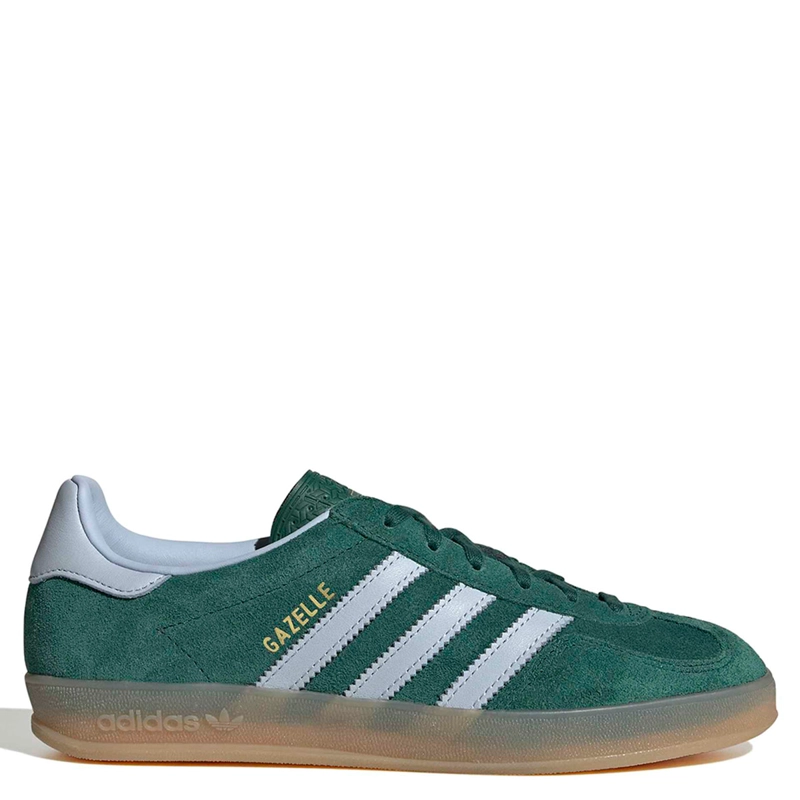 ZAPATILLAS MUJER ADIDAS ORIGINALS URBANAS VERDE GAZELLE INDOOR CUERO - 1