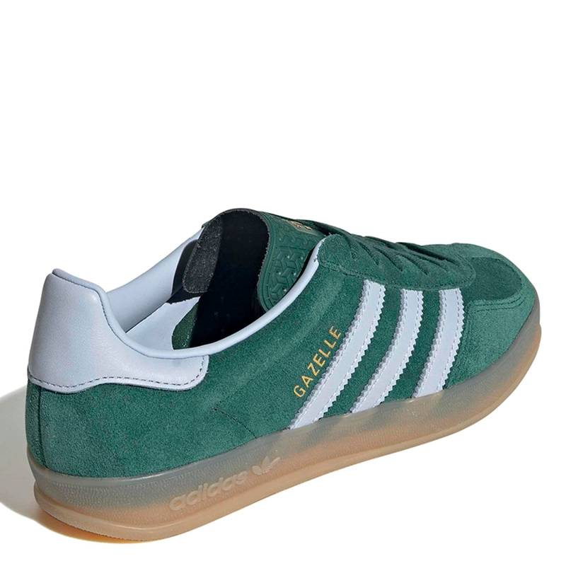 ZAPATILLAS MUJER ADIDAS ORIGINALS URBANAS VERDE GAZELLE INDOOR CUERO - 4