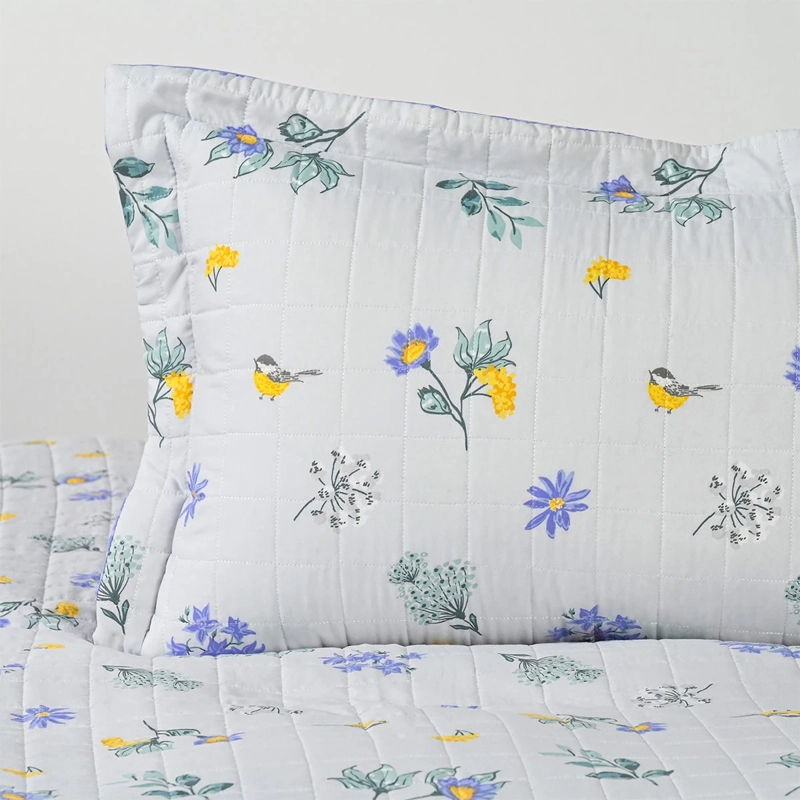 QUILT AMERICAN FAMILY NADINE 1.5 PLAZAS BLANCO  - 3
