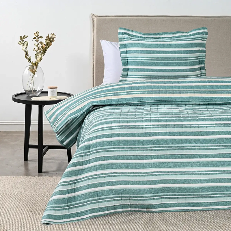 QUILT AMERICAN FAMILY REMI 1.5 PLAZAS VERDE