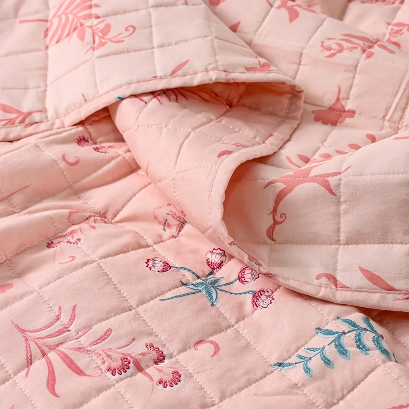 QUILT AMERICAN FAMILY NILA 2 PLAZAS ROSADO  - 4