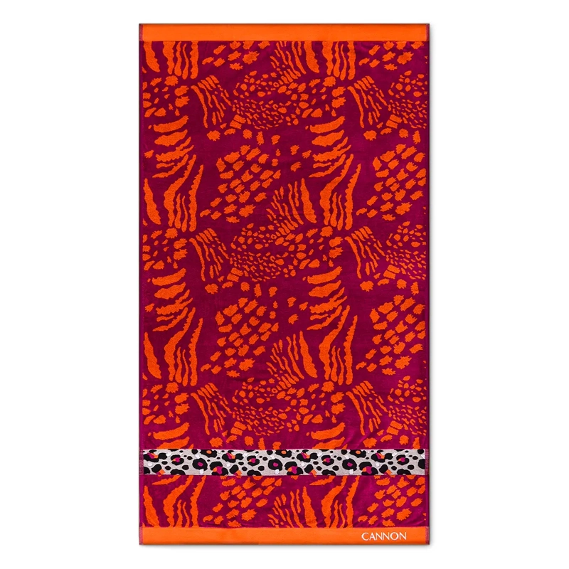 TOALLA DE PLAYA CANNON PENELOPE 100% ALGODÓN 80X160 CM NARANJO - 1