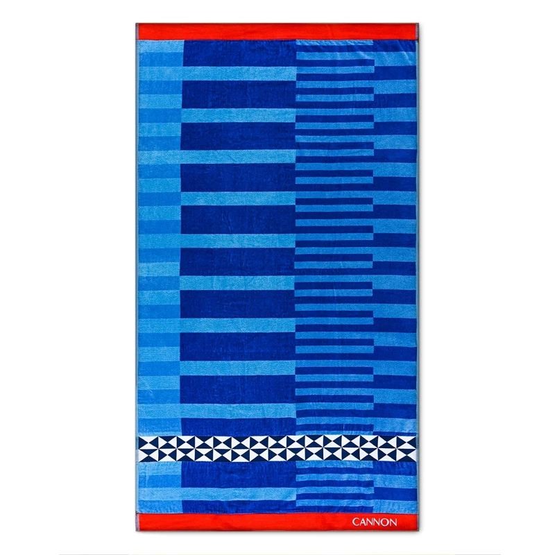TOALLA DE PLAYA CANNON RIMI 100% ALGODÓN 80X160 CM AZUL - 1