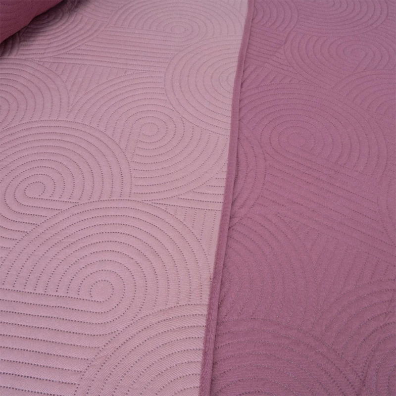 QUILT DORAL BICOLOR LUMINA 1.5 PLAZAS ROJO - 5