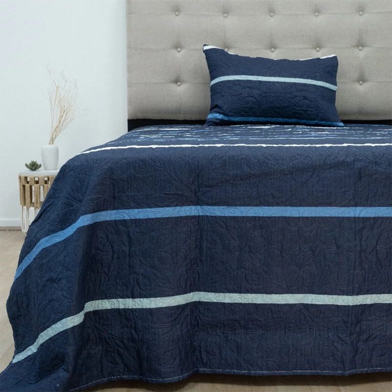 QUILT DORAL ESTAMPADO LUMINA 1.5 PLAZAS LINEAL  - 1
