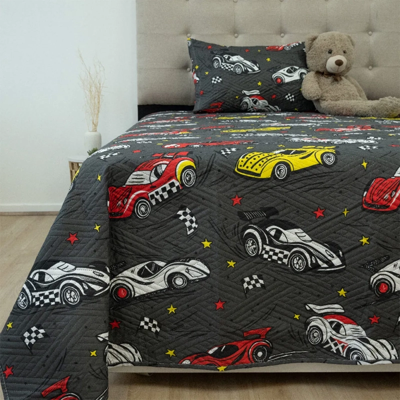 QUILT DORAL INFANTIL LUMINA 1.5 PLAZAS CARRERAS - 1