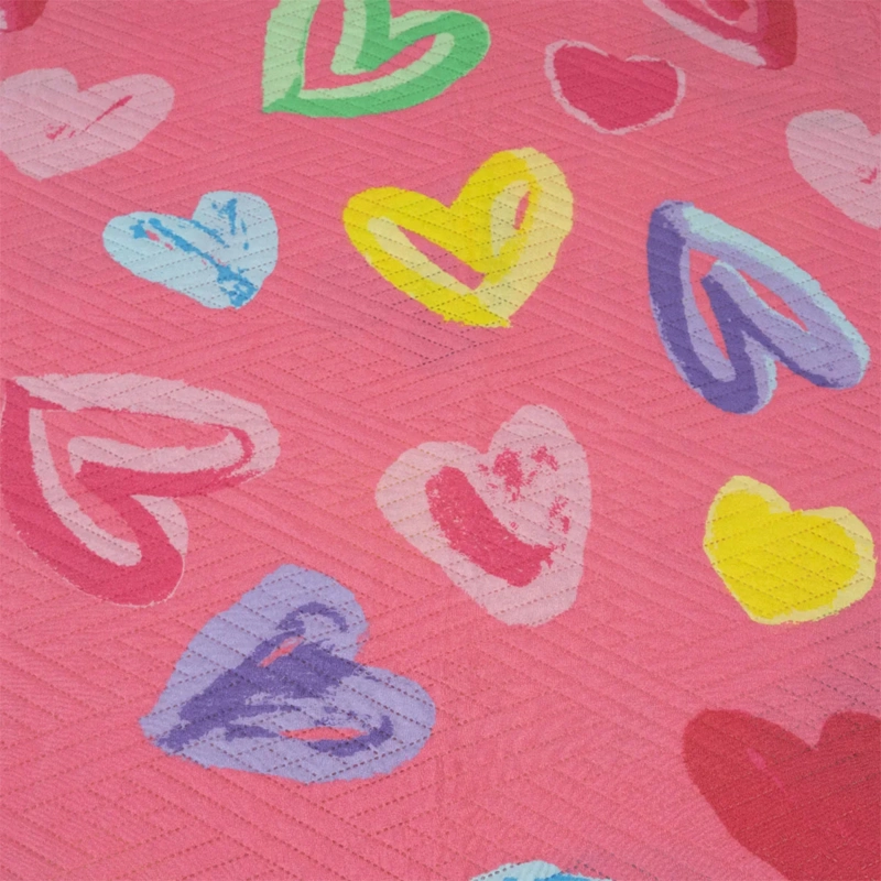 QUILT DORAL INFANTIL LUMINA 1.5 PLAZAS CORAZONES - 3