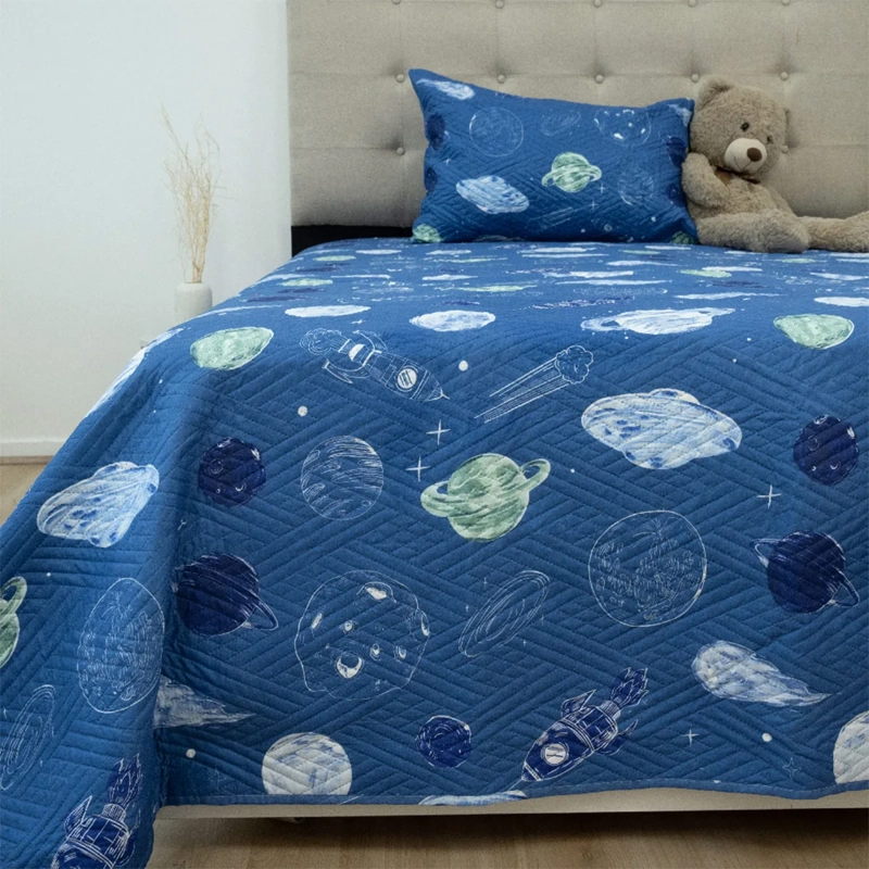 QUILT DORAL INFANTIL LUMINA 1.5 PLAZAS ESPACIO - 1