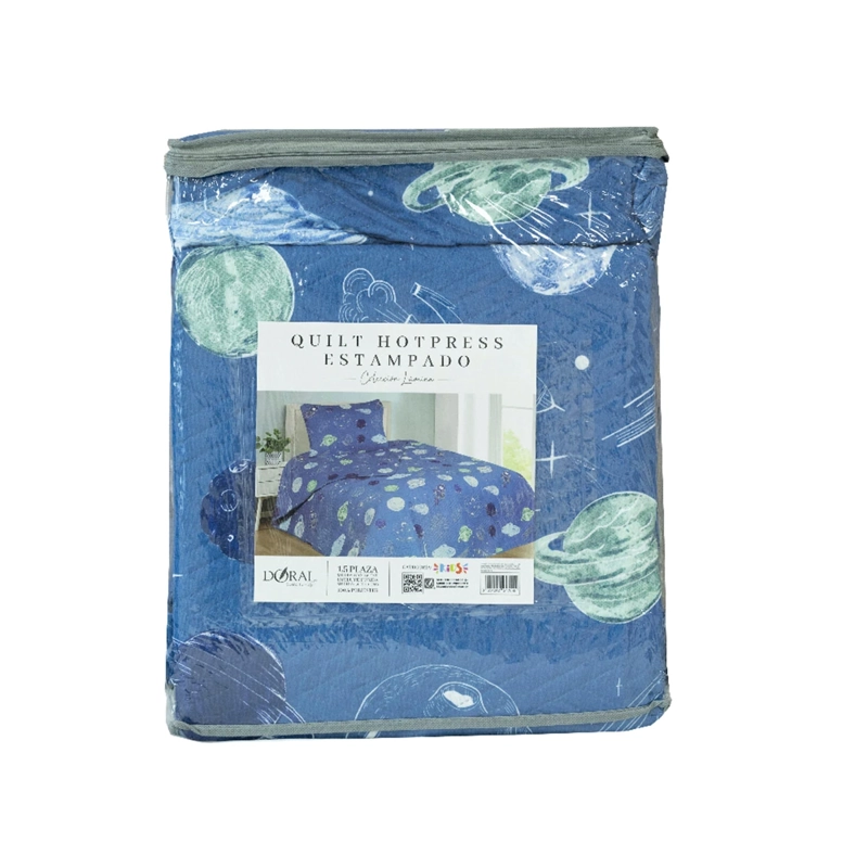 QUILT DORAL INFANTIL LUMINA 1.5 PLAZAS ESPACIO - 4