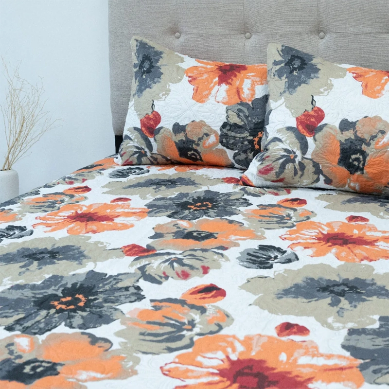 QUILT DORAL ESTAMPADO LUMINA 2 PLAZAS ACUARELA  - 2