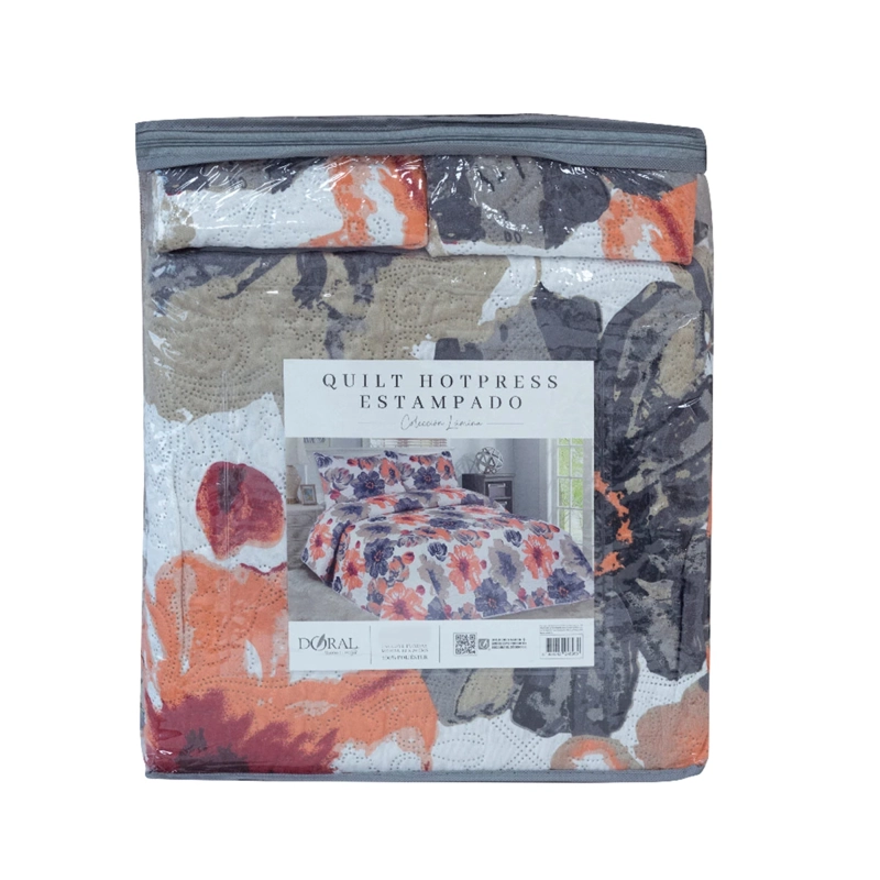 QUILT DORAL ESTAMPADO LUMINA KING ACUARELA  - 4