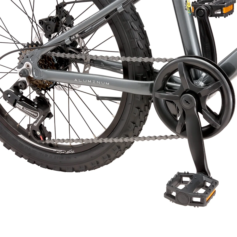 BICICLETA OXFORD DRAKO SUSPENSIÓN ARO 20 6 VELOCIDADES GRAFITO - 6