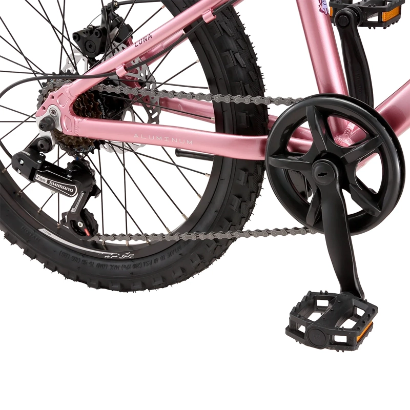 BICICLETA OXFORD LUNA SUSPENSIÓN ARO 20 6 VELOCIDADES ROSADO - 6