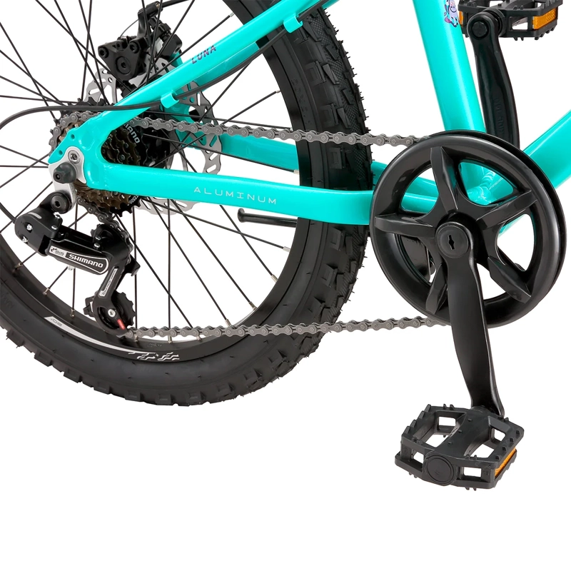 BICICLETA OXFORD LUNA SUSPENSIÓN ARO 20 6 VELOCIDADES VERDE - 7