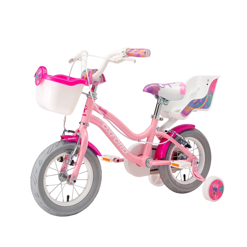 BICICLETA INFANTIL OXFORD BEAUTY ARO 12 1V ROSADO - 3