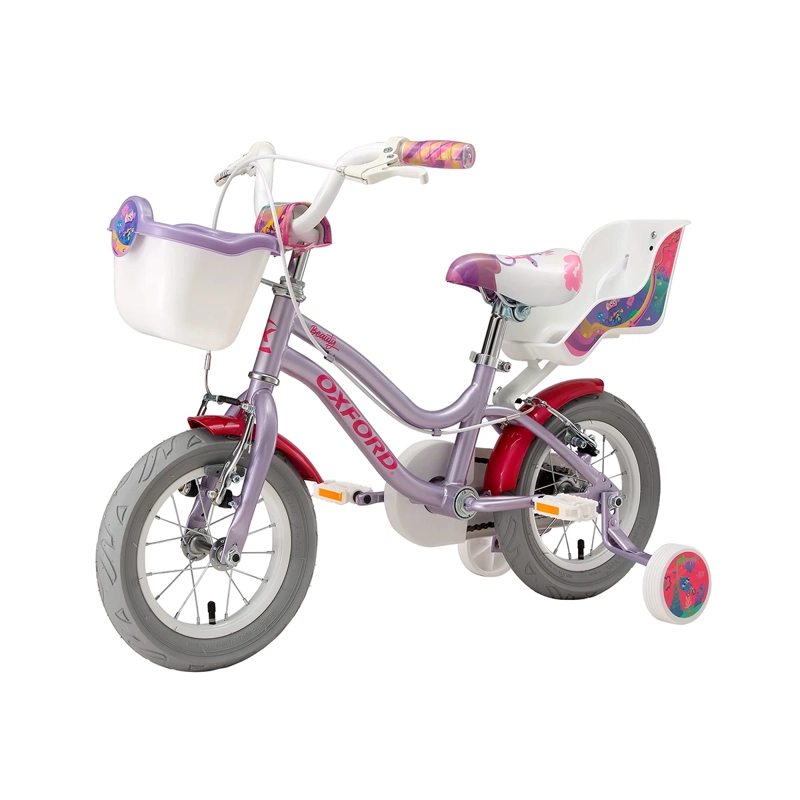 BICICLETA INFANTIL OXFORD BEAUTY ARO 12 1V LILA - 3