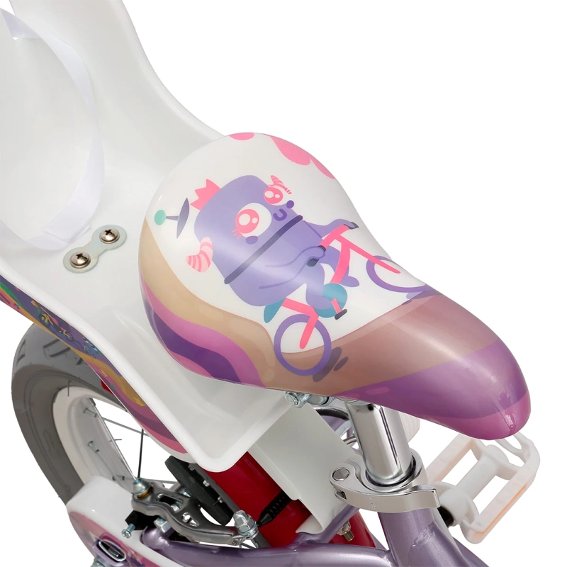 BICICLETA INFANTIL OXFORD BEAUTY ARO 12 1V LILA - 6