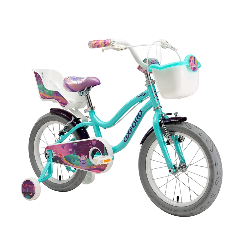 BICICLETA INFANTIL OXFORD BEAUTY ARO 16 1V VERDE - 2