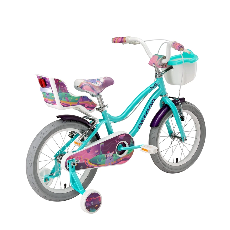 BICICLETA INFANTIL OXFORD BEAUTY ARO 16 1V VERDE - 4