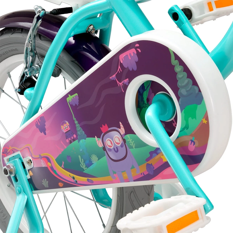 BICICLETA INFANTIL OXFORD BEAUTY ARO 16 1V VERDE - 5