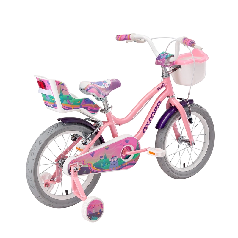 BICICLETA INFANTIL OXFORD BEAUTY ARO 16 1V ROSADO - 4