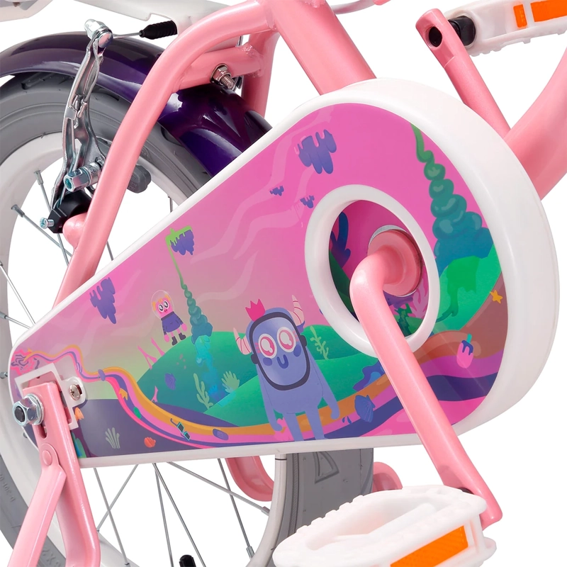 BICICLETA INFANTIL OXFORD BEAUTY ARO 16 1V ROSADO - 5