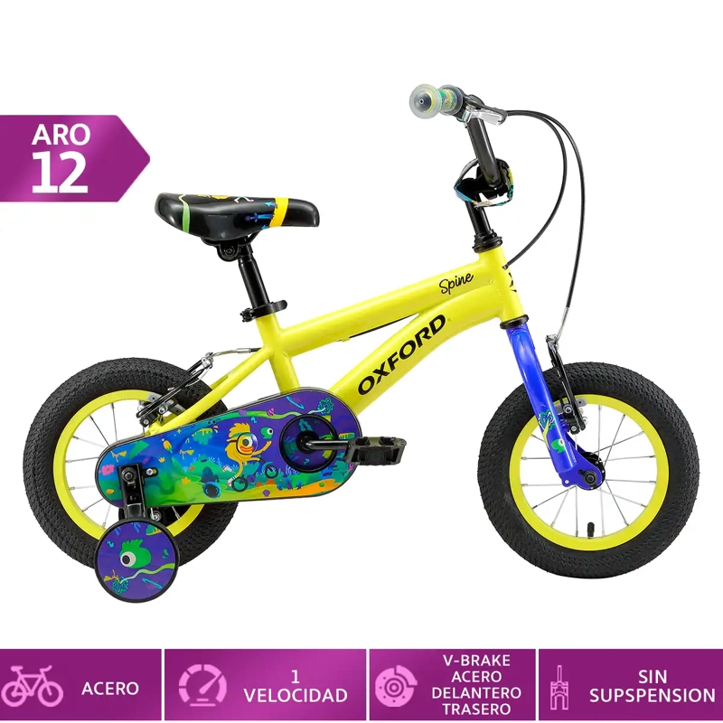 BICICLETA OXFORD SPINE ARO 12 AMARILLO