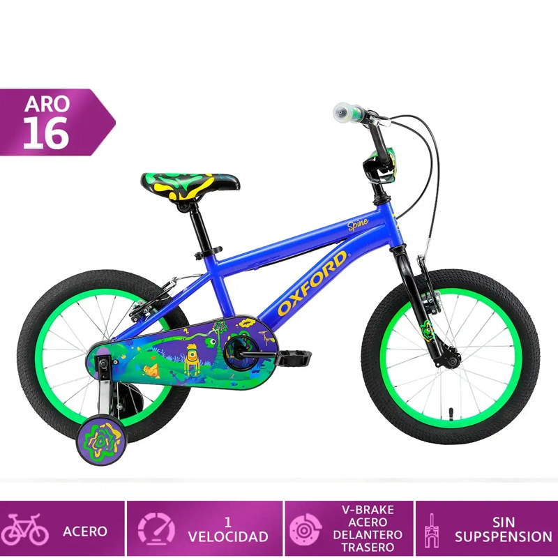 BICICLETA OXFORD SPINE ARO 16 AZUL