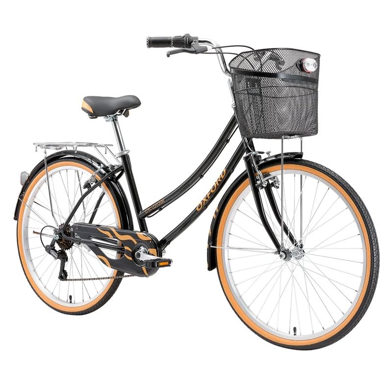BICICLETA OXFORD CYCLOTOUR ARO 26 6V M NEGRO Negro, foto 2