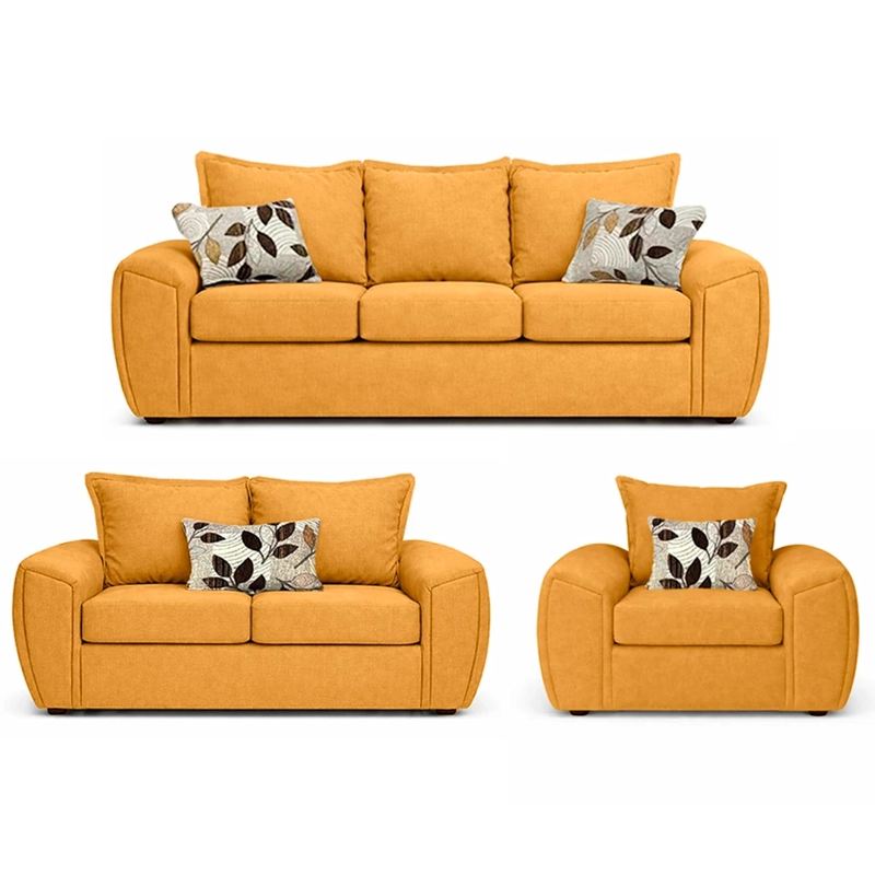 JUEGO DE LIVING ELEGANT DETAIL HOUSTON TELA 3-2-1 - 2