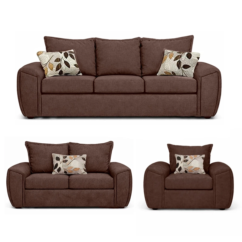 JUEGO DE LIVING ELEGANT DETAIL HOUSTON TELA 3-2-1 - 2