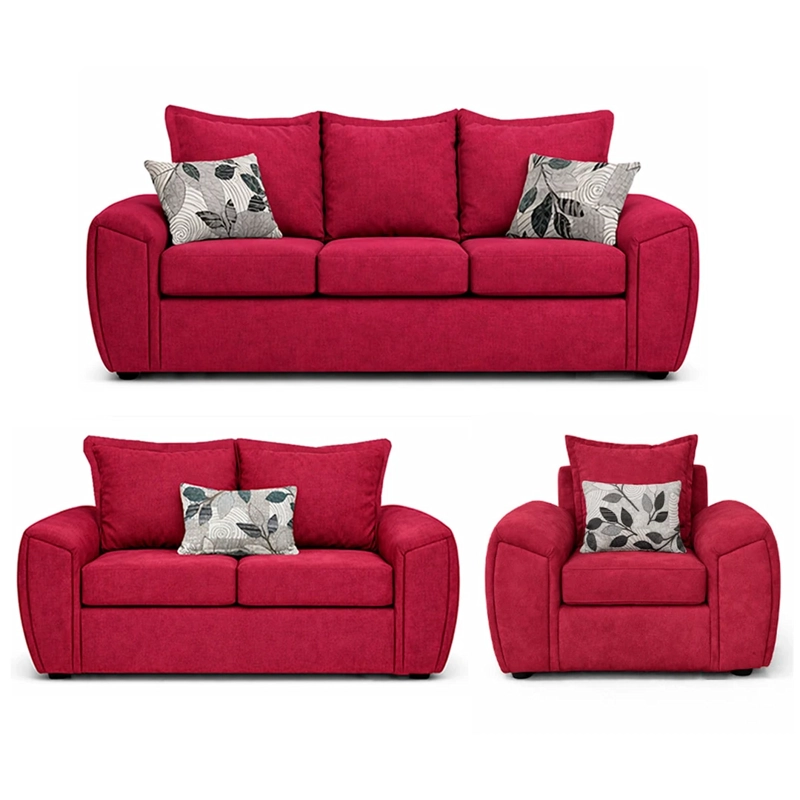JUEGO DE LIVING ELEGANT DETAIL HOUSTON TELA 3-2-1 - 2