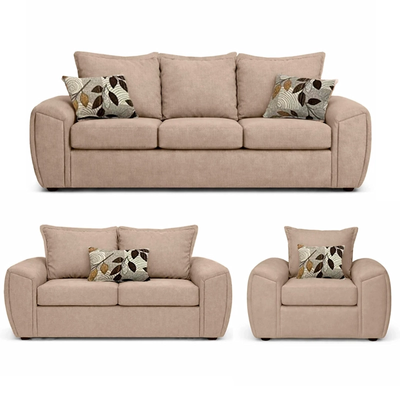 JUEGO DE LIVING ELEGANT DETAIL HOUSTON TELA 3-2-1 - 2