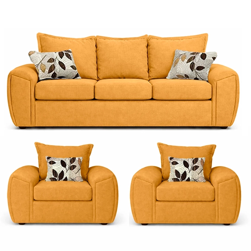 JUEGO DE LIVING ELEGANT DETAIL HOUSTON TELA 3-1-1 - 2